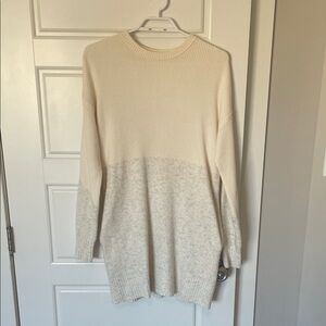 lululemon athletica Cream and Gray Sweater